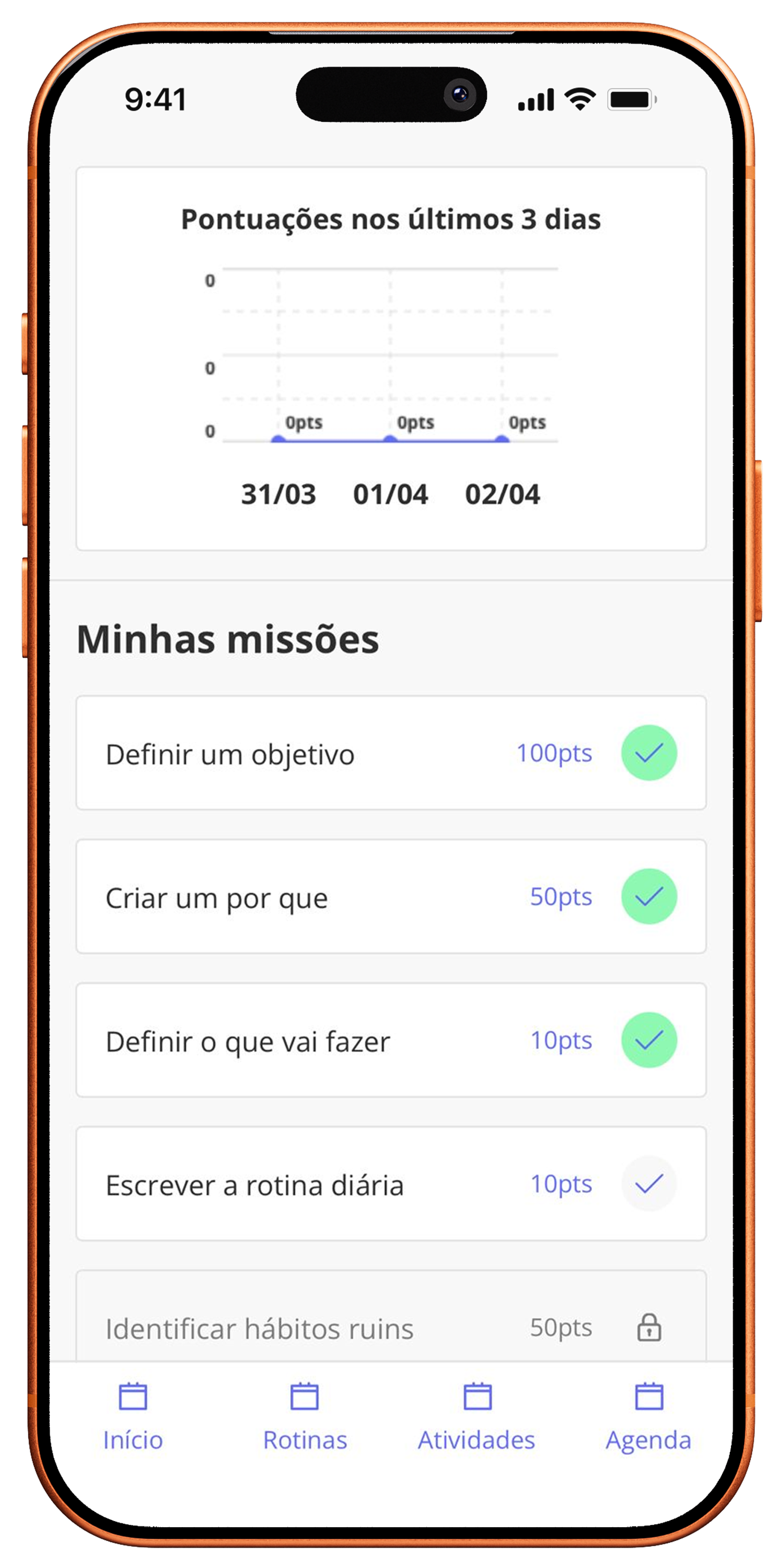 Mockup Missões
