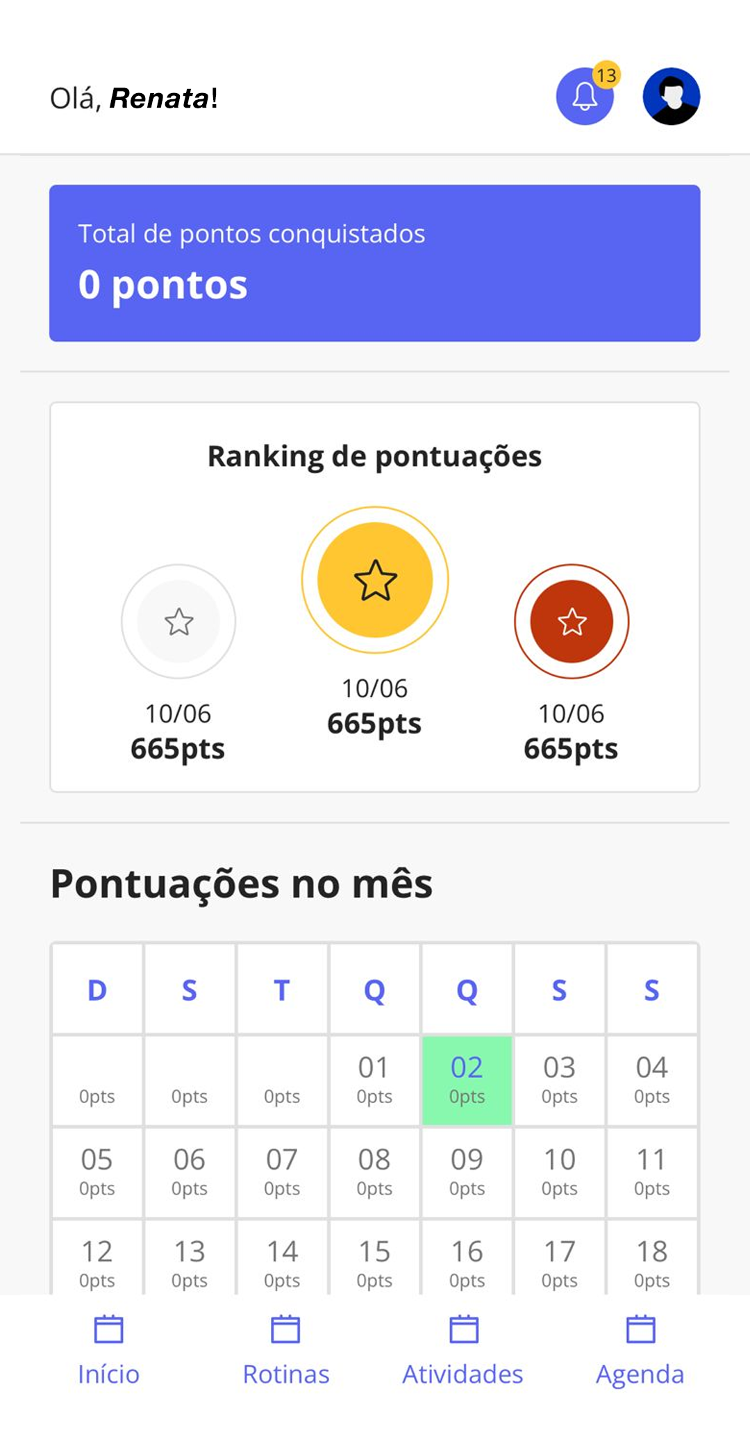 Pagina Atividades