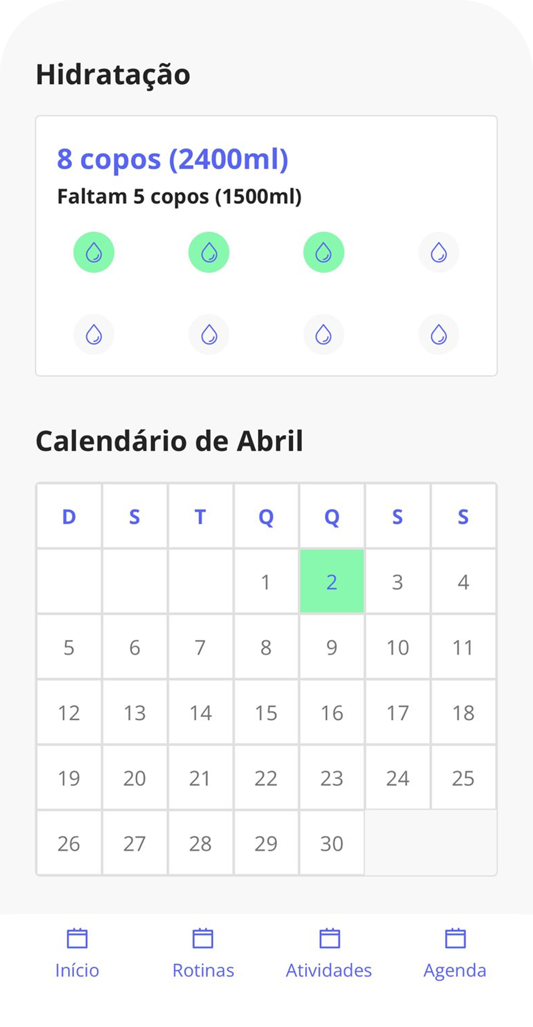 Pagina Hidratação